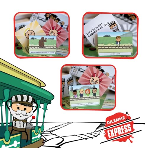 LUCKY DUCK GAMES Dilemme Express | Version Française | Jeu De Plateau | Jeu de Société | Jeu de Cartes | A partir de | 3 13 Joueurs | 30 90 Minutes - vue 8