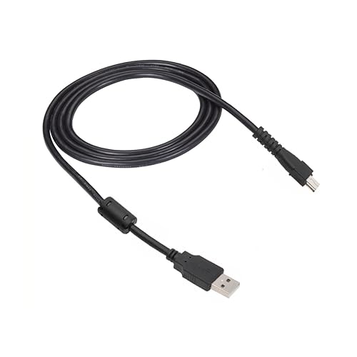 ECS Cable de repuesto compatible con Philips SpeechMike Premium Touch, SpeechMike Premium y SpeechMike III, USB recto de 3 pies, el 95% de los