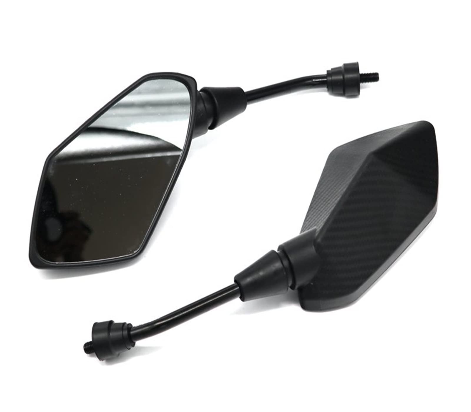 Rétroviseurs latéraux moto 8mm 10mm par paire avec miroir convexe