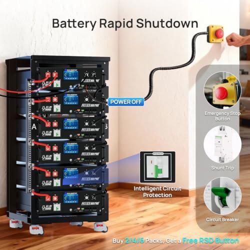 Image of ECO-WORTHY Cubix100 Pro 48V 100Ah LiFePO4 Lithium Server Rack Battery