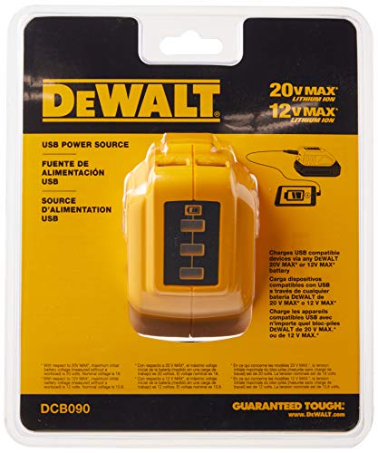 DEWALT DCB090 12V/20V Max USB Power Source