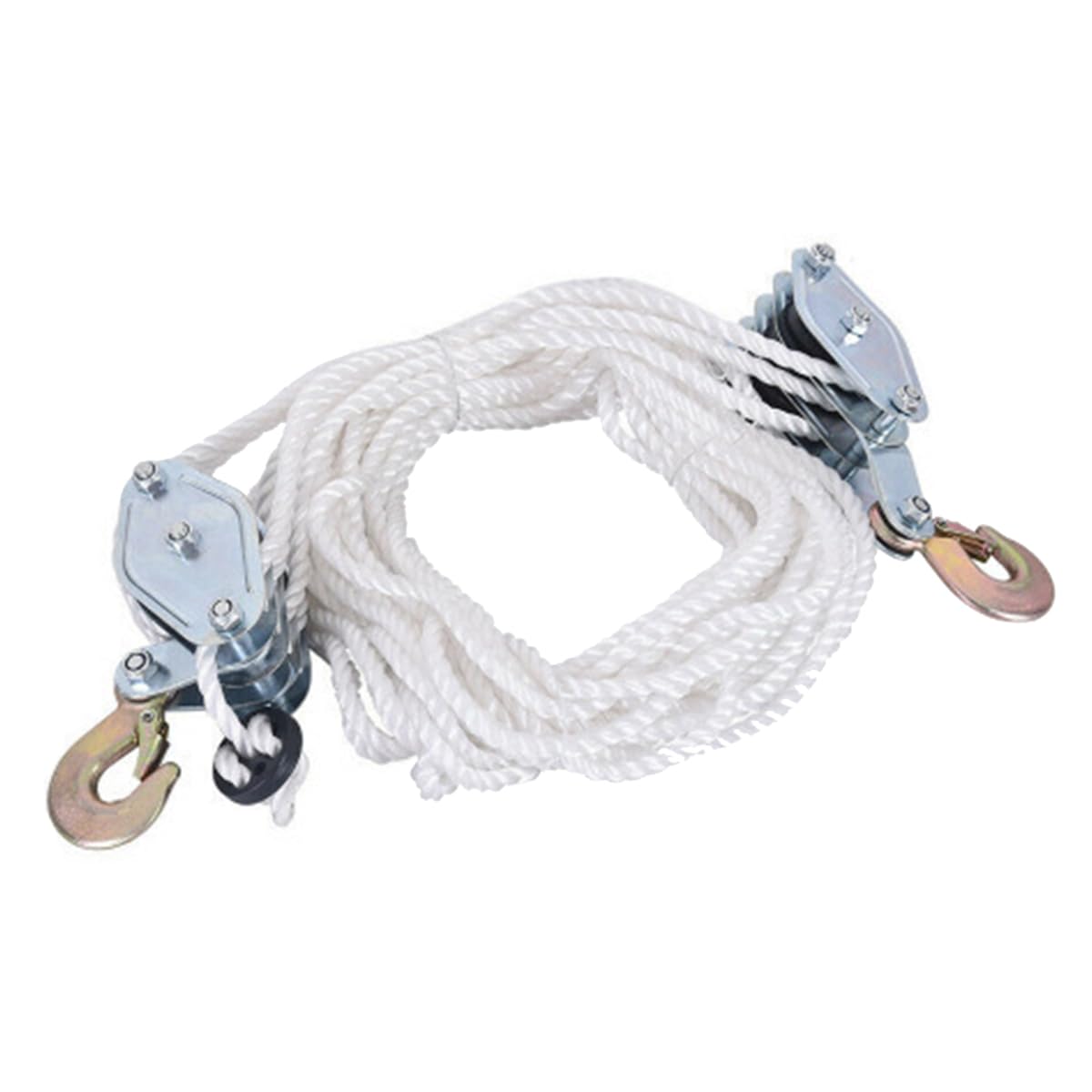 Poulie block et tackle heavy duty 4400 LBS en métal résistant