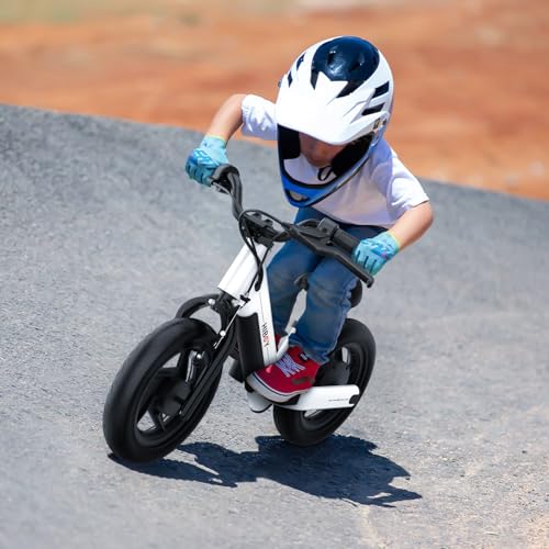 Hiboy BK1 Electric Balance Bike for Kids, 12 Inch Tires, 150W Peak Motor, Adjustable Seat, 21.6V/2.6Ah Battery, Electric Bike for Kids Ages 3-5