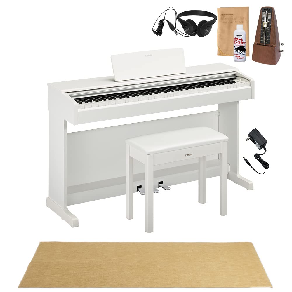Amazon | YAMAHA YDP-145WH ホワイトウッド 電子ピアノ アリウス 88