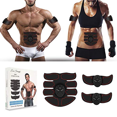 Eon Concepts – Estimulador abdominal definitivo com 20 almofadas extras de gel | Cinto de tonificaçã