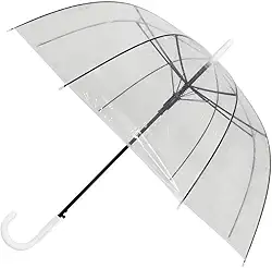 Guarda Chuva Transparente Automático Decoração Eventos