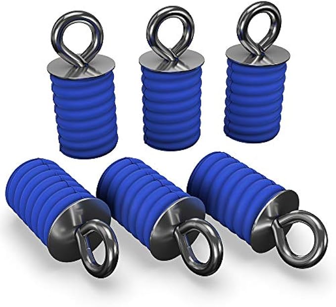 GripPRO ATV Anchors to fit Polaris Ranger & General Lock & Ride - ATV Tie Down Anchors Set of 6 - OEM Quality Fit ATV Lock and Ride Accessories - Patented Design - Will NOT FIT RZR