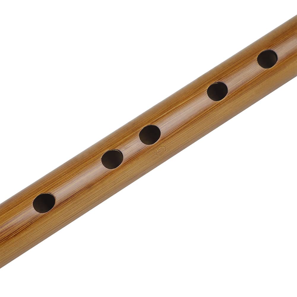 flauta de bambú, Instrumento musical tradicional chino CDEFG Flauta de bambú Piccolo for principiantes Musical(D)