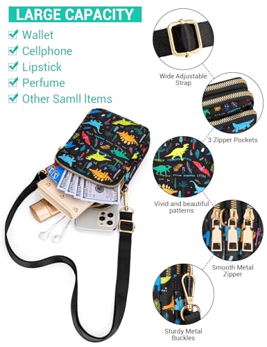 Image of YINHEXI Small Crossbody Bags for Women, Mini Cell Phone Wallet Purse, Shoulder Bag for Women and Men