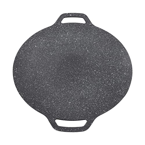BBQ Pan, High Thermal Conductivity Aluminum Material Korean BBQ Grill for Outdoor (30cm)