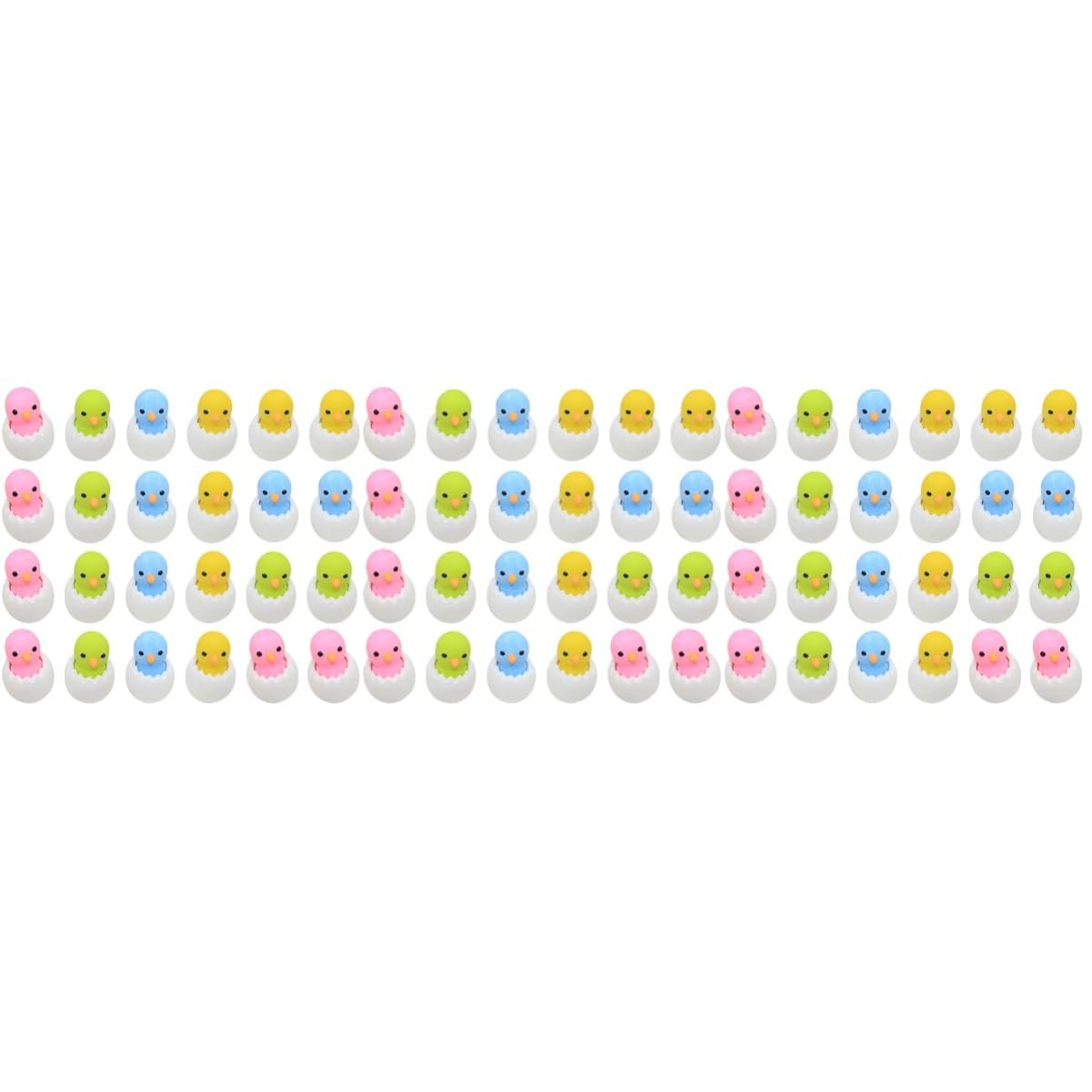 VILLCASE 3 Set Gomma Da Cancellare Shell Chick Gomme Da Cancellare Carino Mini Ragazze Freddo Pulcino Coniglio Divertimento Premi in Aula Gomma Da Cancellare Di Pasqua Pezzi * 3