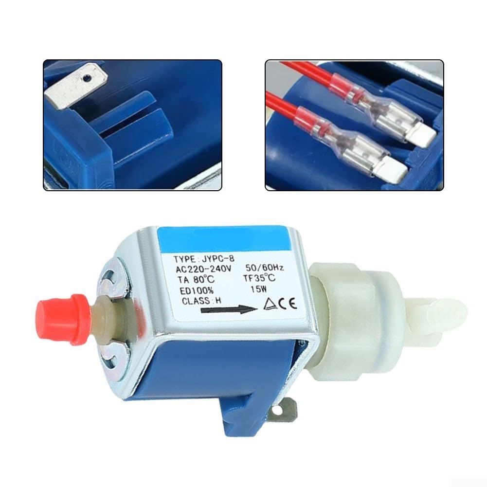 Bomba electromagnética JYPC-8 para vapor para máquinas de café y dispositivos domésticos que ofrece un funcionamiento silencioso y una presión de agua confiable