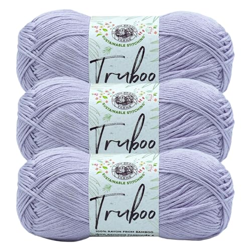 Image of (3 Pack) Lion Brand Yarn Truboo Yarn, Lilac