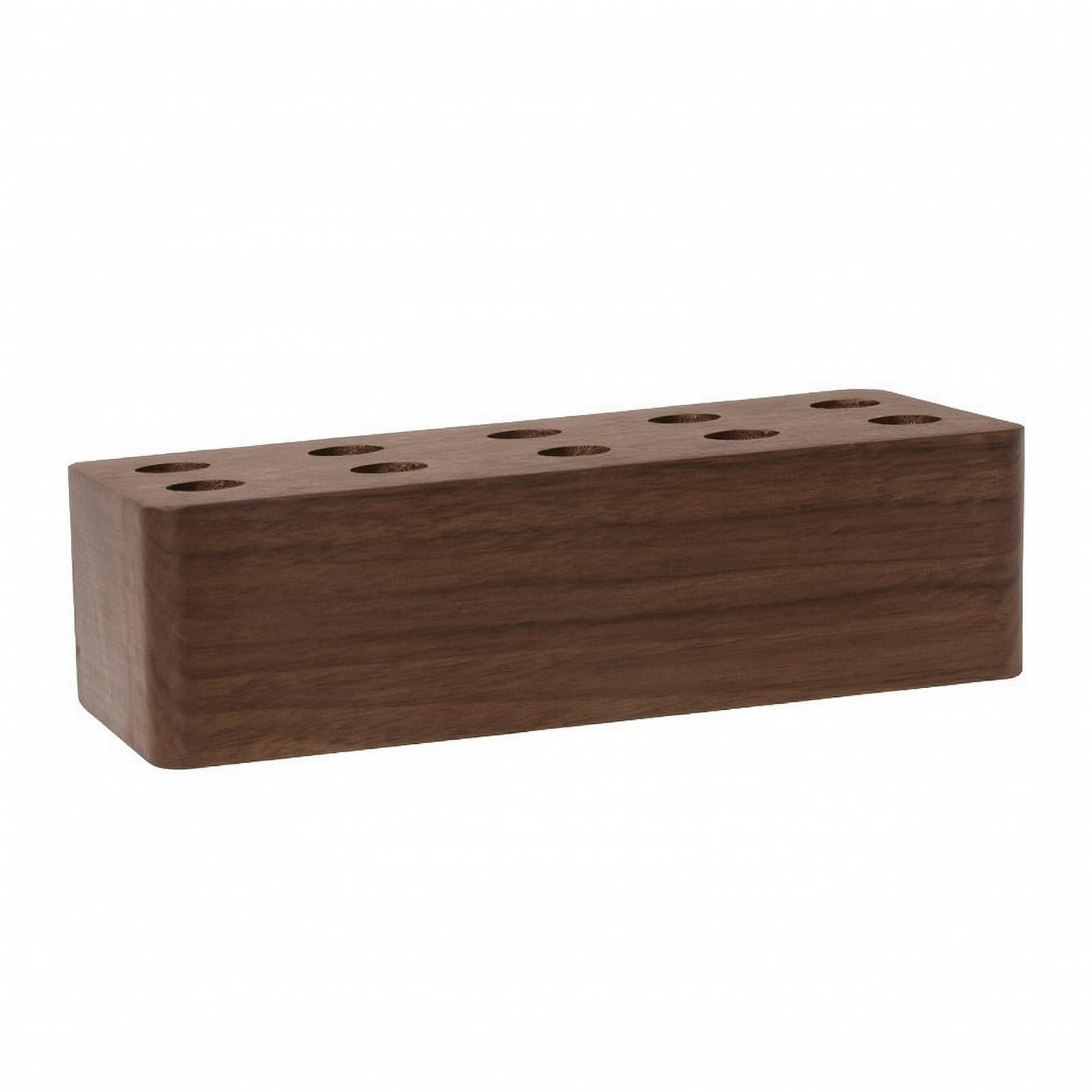 Portapenne in Legno Robusto | Design Compatto e Minimalista, Organizzatore, per Ufficio, Studio, 10