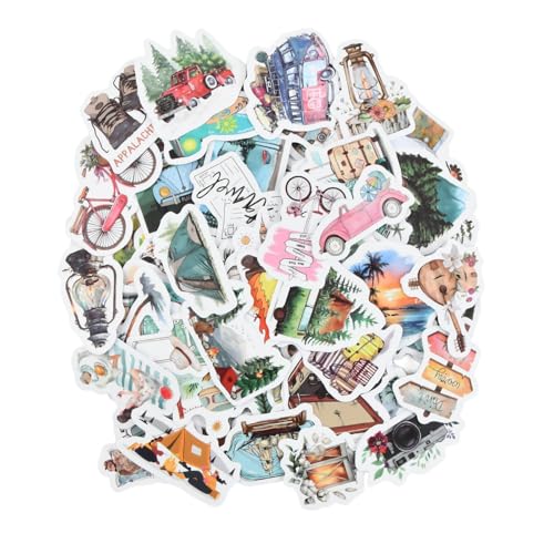 100 sztuk naklejek podróżnych, podróżnych naklejek do scrapbookingu, naklejki dziennikowe, naklejki na walizkę podróżną, dziennik podróży, wakacje małe naklejki na laptopa telefon komórkowy