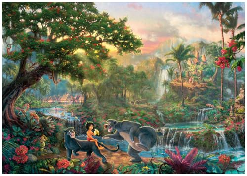 Buffalo Games Ceaco - Silver Select - Disney - The Jungle Book - 500 Piece Puzzle - Challenging Puzzle Perfect for Game Nights - Finished Size is 21.25 x 15