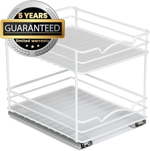 Miniatura 2 de HOLDN' STORAGE Organizador de especias para gabinete, resistente, estante de especias extraíble, organización de especias 4-12 pulgadas de ancho x