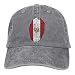Produktbild AOHOT Herren Damen Baseball Caps,Hüte, Mützen, Classic Baseball Cap, Unisex Baseball Cap Denim Hat Peru Flag Fingerprint Adjustable Snapback Sunbonnet