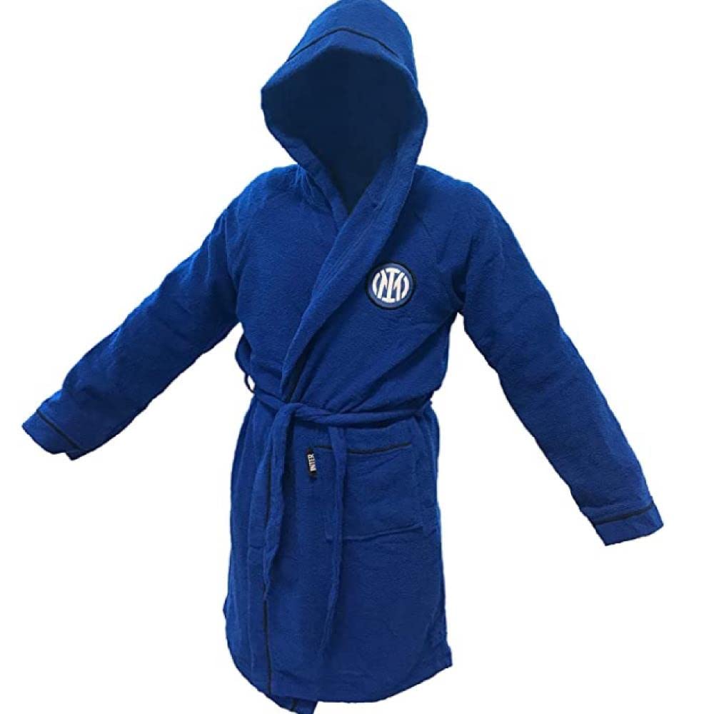 FC Internazionale Milano Inter Accappatoio In Microspugna Uomo Ufficiale Neroazzurri Calcio