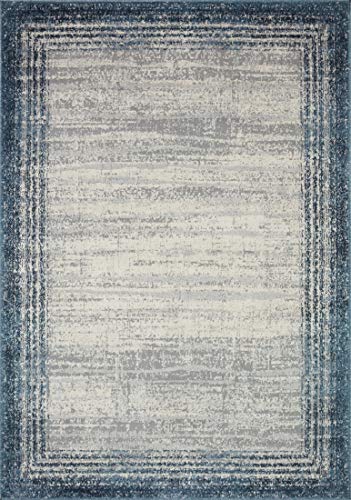 Tapete Loloi Austen 160x230 cm Azul miniatura 1