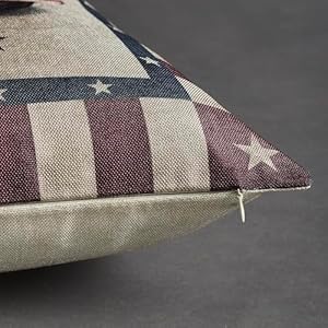 Vhcbrandsfreeandbravepillowcoversetof220x20decorativepatrioticthrowpillowcoversusaamericanadecorforindependancedayand4thofjulyinsertsnotincluded  Urban Country Home Decor Vhc brands free and brave pillow cover set of 2 20×20 decorative patriotic throw pillow covers usa americana decor for independance day and 4th of july inserts not included  urban country home decor