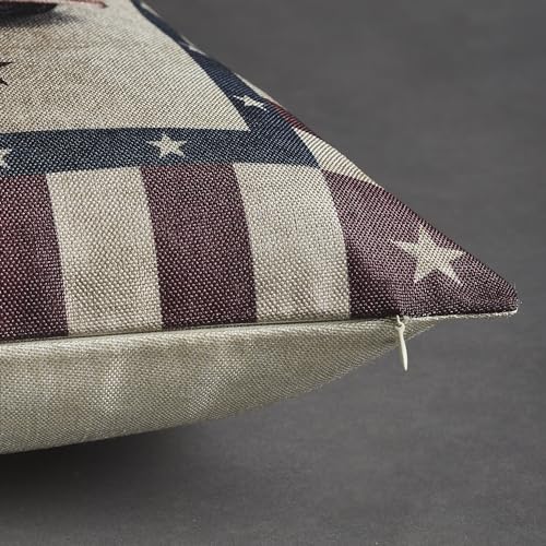 Vhcbrandsfreeandbravepillowcoversetof220x20decorativepatrioticthrowpillowcoversusaamericanadecorforindependancedayand4thofjulyinsertsnotincluded  Urban Country Home Decor Vhc brands free and brave pillow cover set of 2 20×20 decorative patriotic throw pillow covers usa americana decor for independance day and 4th of july inserts not included  urban country home decor