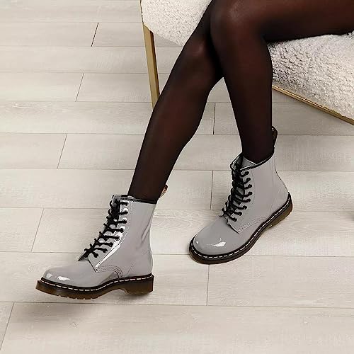 Image of Dr. Martens, Women's Maple Zip Steel Toe Light Industry Boots