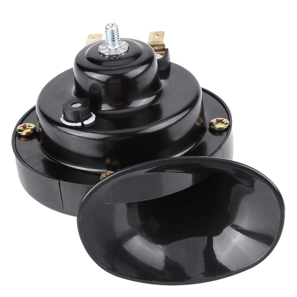 Keenso Klakson motocyklowy, 12 V, klakson ślimakowy, 110 dB, 510 Hz, materiał ABS, wodoodporny, pyłoszczelny, do motocykli, ATV, łodzi, ciężarówek