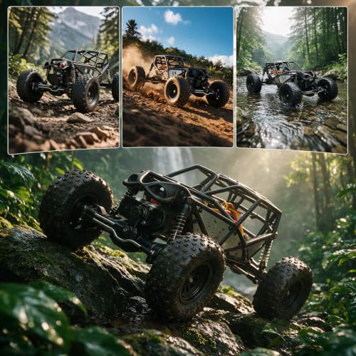 Image of Orlandoo Hunter 1 /32 Mini Pipe-Climbing RC Car, Fast RC Cars for Adults, PUBG Buddy RC Truck Off-Road KIT Mini RC Drift Car OH32X01 DIY Unassembled Kit