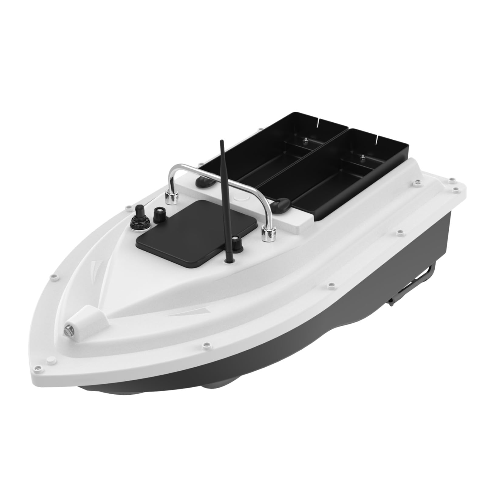 Walmeck GPS Barca con Esche da Pesca Telecomando Ritorno Automatico Senza Fili Impermeabile Navigazione con un Tasto Portata 500 M Carico 2 Kg per Appassionati di Pesca