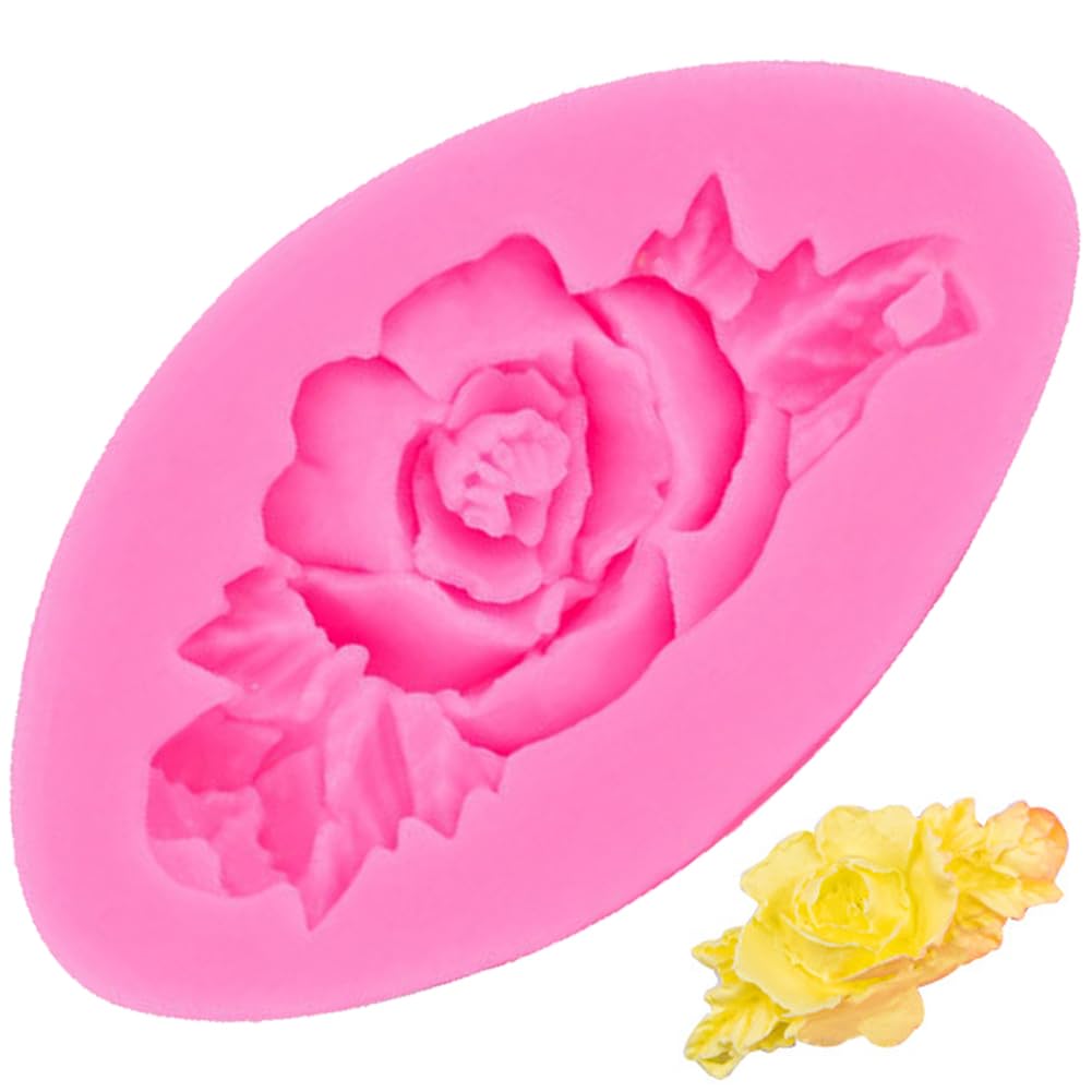 Lankater Mini Flower Silicone Mold Diy Moulds For Fondant Cake Decorating