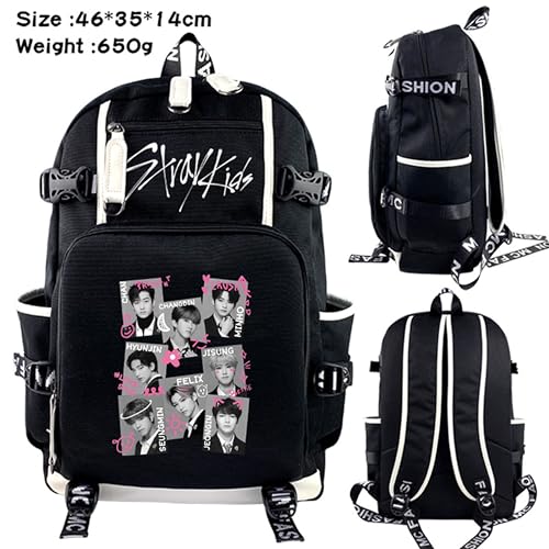 Sac à dos d'écolier grand format avec protection ordinateur portable étudiant - 2