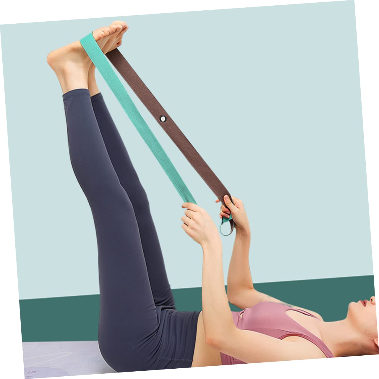 Sosoport 3piezas De Yoga Multiusos Banda De Resistencia y Soporte Entrenamiento y Estiramientos Gimnasio