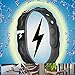 Anti Static Wristband, Black Sport Power Balance Silicone Bracelet, Anion Germanium Winter Electrostatic Removal Rubber Wrist Strap for Men Women Teens