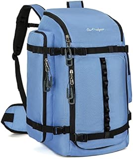 CAMELGEAR 65L Ski Boot Bag - Waterproof Ski Boot Bag Backpack For Adult Kids, Women Men Large Travel Backpack For Ski Helmet,Snowboard,Goggles,Gloves,Skis,Jacket,Camping Hiking Trekking Poles