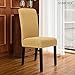 SUBRTEX Dining Room Chairs, Parsons Dining Chairs for Kitchen, Upholstered Chairs for for Dining Room, Party, Hotel(Beige)