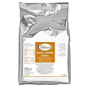 Makana MAG-T Combi pellets (met magnesium, lysin, tryptofaan, vitamine E en vitamine B12), 1000 g zakje (1 x 1 kg)