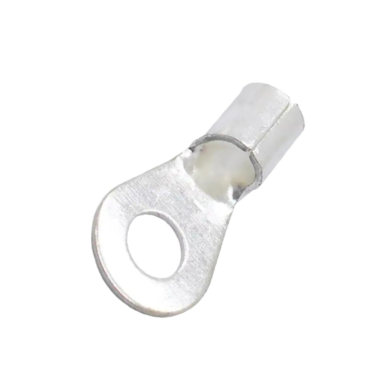 100 Stück Stecker für elektrische Kabel Kaltklemmen Crimpspitzen 6,3 9 mm Durchgang blanke Klemmleiste für Drähte