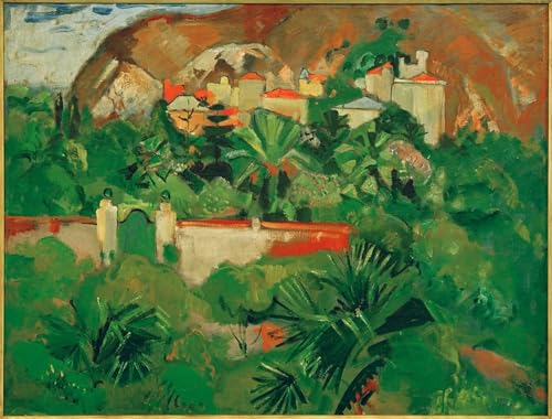 Poster image déco d'art murale paysage italien 60x90cm pour salon et chambre