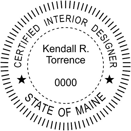 Maine Interior Designer Embosser