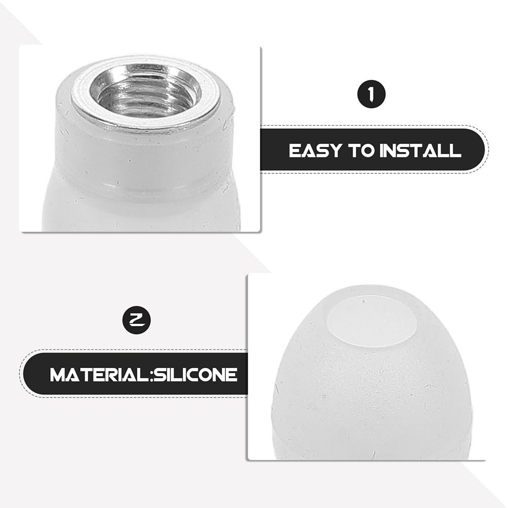 VANZACK 4pcs Stethoscope Ear Tips Replacement: Silicone Gourd Soft Earplugs Noise-isolating Tips for Use Clinic Hospital