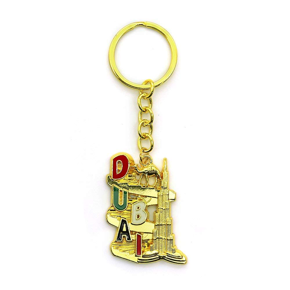 Dubai Souvenir Burj Khalifa Keychain Gold Desertcart Cyprus