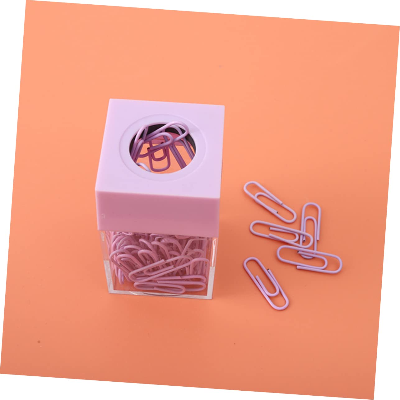 NUOBESTY 9stücke Transparenter Magnetischer Büroklammerhalter Teiliges Praktischer Spender Für Büroklammern Stilvoller Organizer Für Schreibtisch Und Büro Leicht Und Langlebig Für