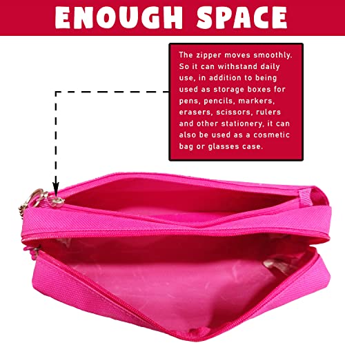 Image of Party Propz Polyester Pencil Pouch for Girls - Unicorn Pouch for Girls for Stationary Aesthetic Pencil Case for College Students School Stylish Cute Pouch for Boys Korean Bag (Assorted), Multicolor