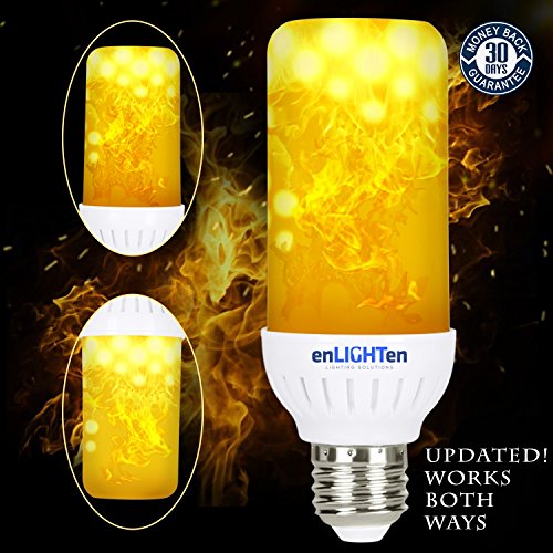 enLIGHTen LED Flame Effect Light Bulb (2 Pack)
