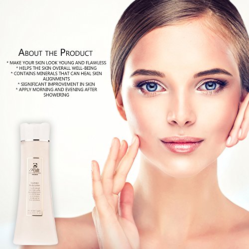 Body Lotion Enriched with Vitamins Minerals & Compounds shown to Drastically Improve and prevent Acne, Blackheads, Psoriasis, Cellulite, Eczema, and other skin allergies