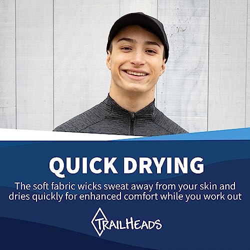 Image of TrailHeads Men's Running Hat with UV Protection | Quick Dry Sports Hats for Men | UPF 50 Hats | Summer Hats for Men