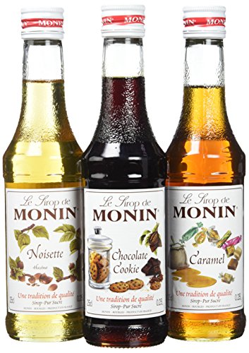  Monin Coffret Chaud Noisette/Caramel/Chocolat ...