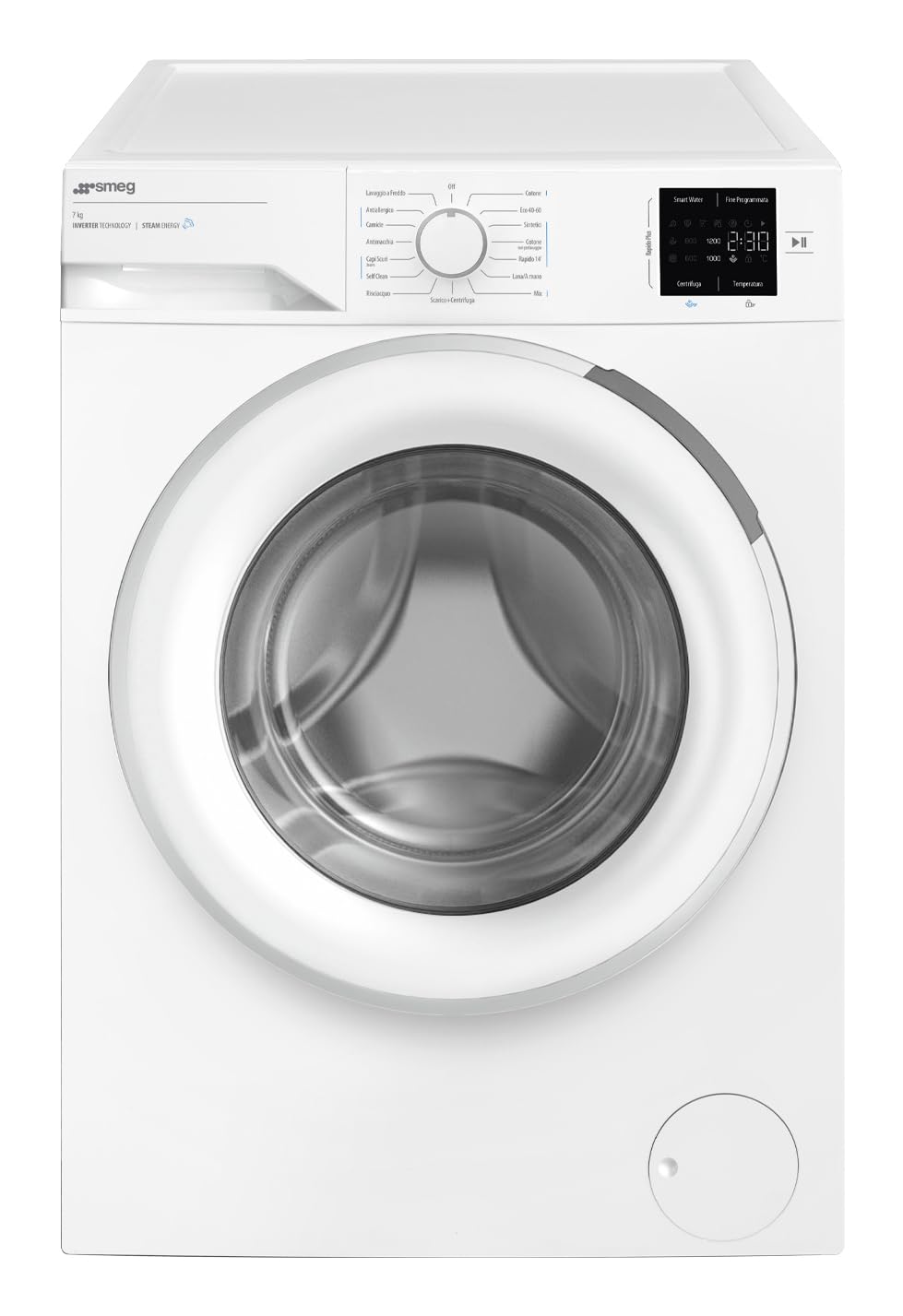 Smeg WMC72SEA lavatrice Caricamento frontale 7 kg 1200 Giri/min Bianco