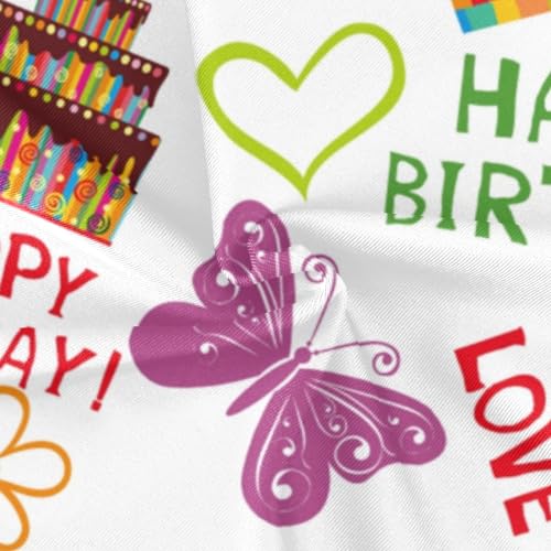 susiyo Cute Happy Birthday Girls One Piece Swimsuits Quick Dry Swimwear Bathing Suit for Beach 3-10 T3